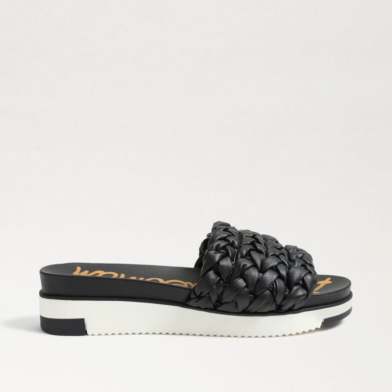 Sam Edelman Ainslie Braided Slide Sandal-Black