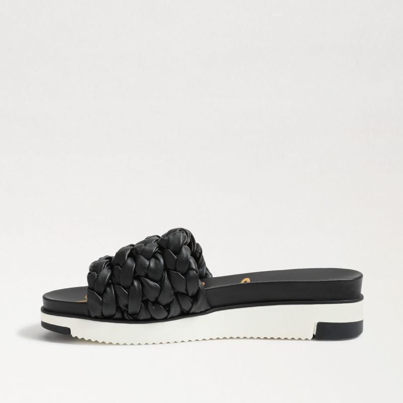 Sam Edelman Ainslie Braided Slide Sandal-Black