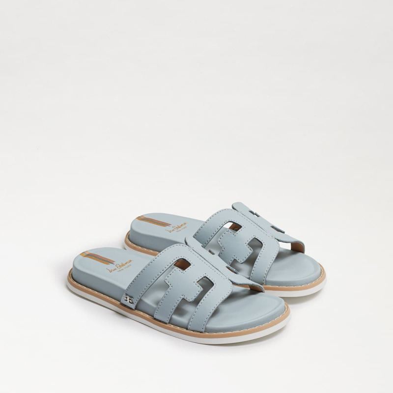 Sam Edelman Valeri Kids Slide Sandal-Riviera Blue