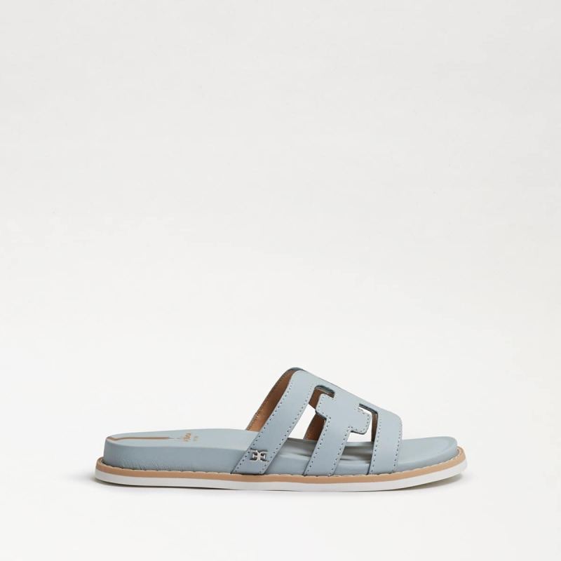 Sam Edelman Valeri Kids Slide Sandal-Riviera Blue