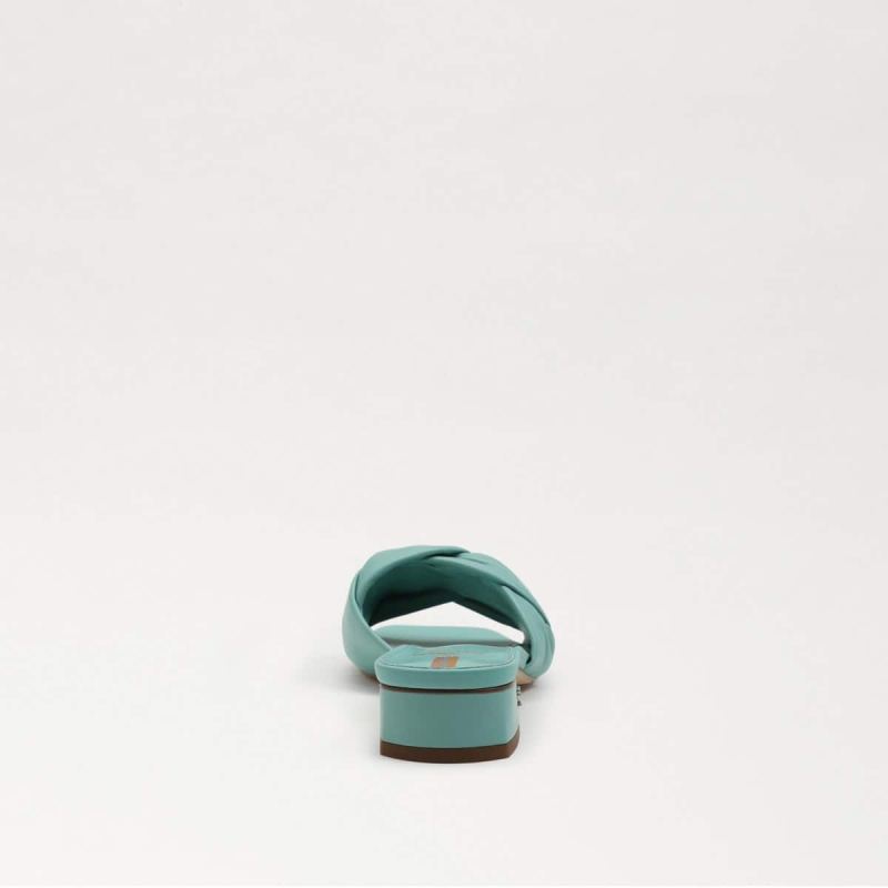 Sam Edelman Dawson Slide Sandal-Rio Blue Leather