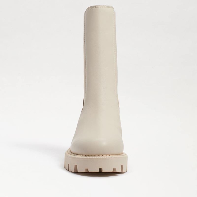 Sam Edelman Genia Lug Sole Chelsea Boot-Modern Ivory Leather