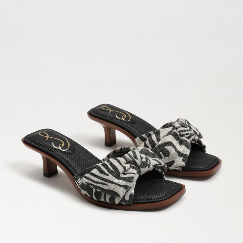 Sam Edelman Darcie Sandal-Black Natural - Click Image to Close