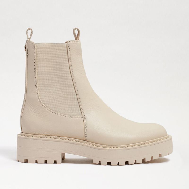 Sam Edelman Laguna Chelsea Boot-Modern Ivory Leather