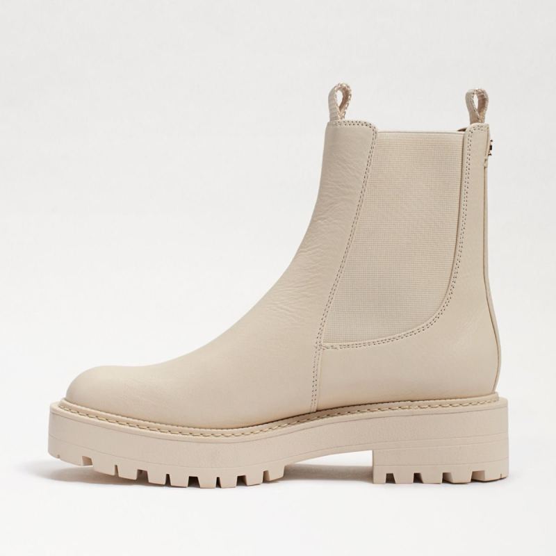 Sam Edelman Laguna Chelsea Boot-Modern Ivory Leather