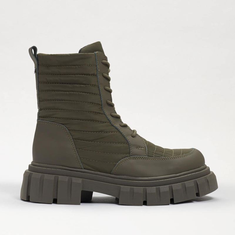 Sam Edelman Olympia Lug Sole Boot-Olive