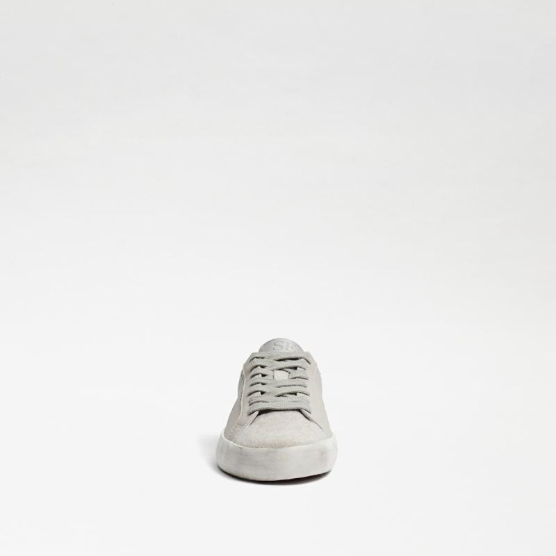 Sam Edelman Aubrie Kids Sneaker-Silver Grey/Marled Ivory