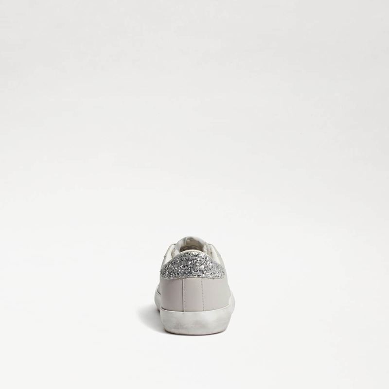 Sam Edelman Aubrie Kids Sneaker-Silver Grey/Marled Ivory