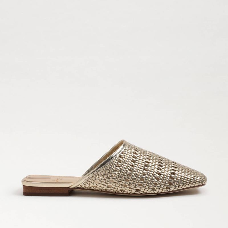 Sam Edelman Leona Mule-Gold Leaf Woven