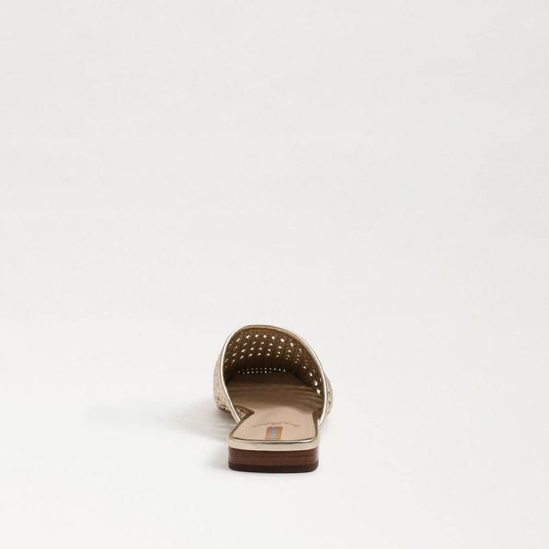 Sam Edelman Leona Mule-Gold Leaf Woven