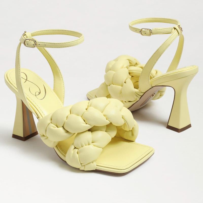 Sam Edelman Courtney Strappy Sandal-Butter Yellow Leather