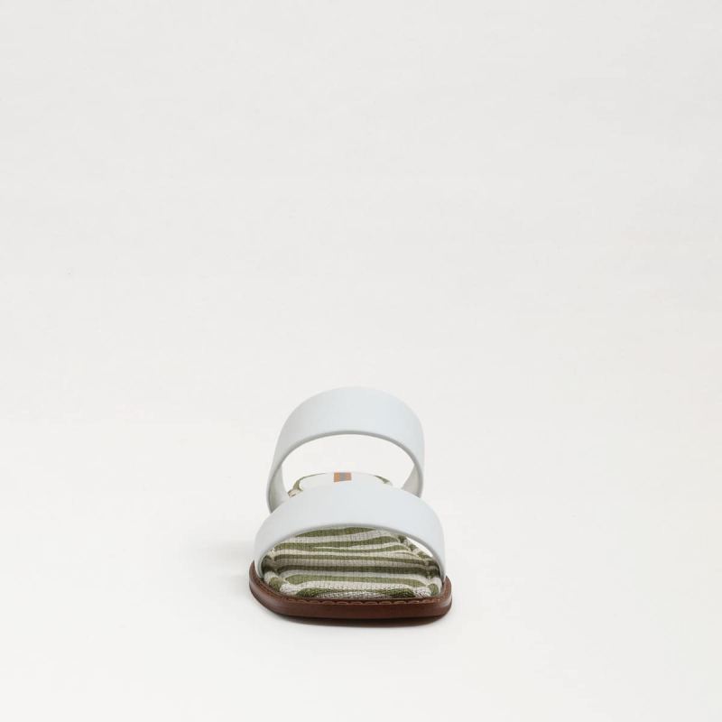 Sam Edelman Haydee Stitch Slide Sandal-White/Multi Leather
