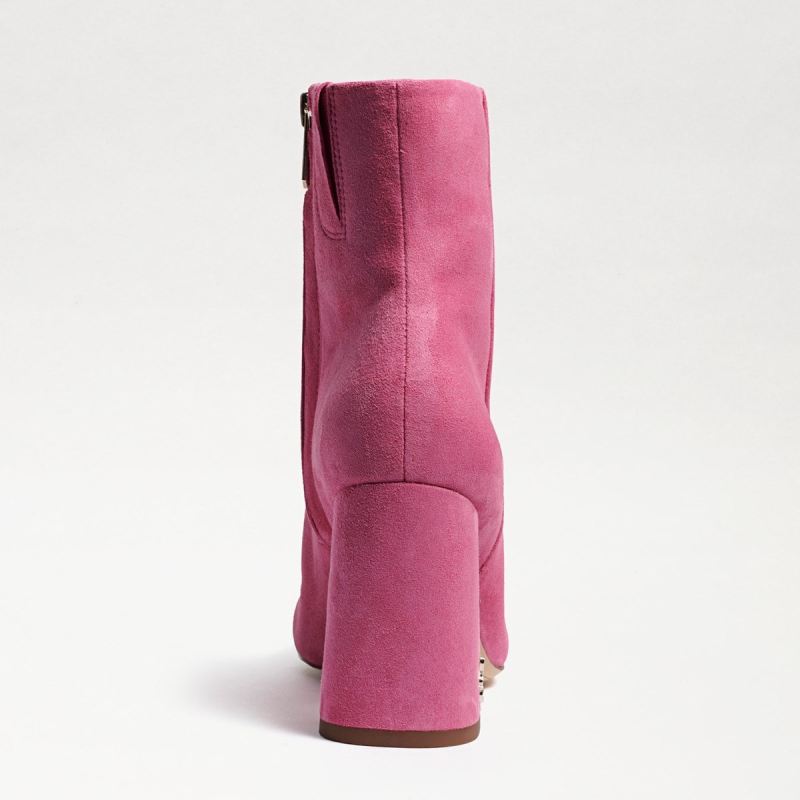 Sam Edelman Codie Ankle Bootie-Pink Confetti Suede