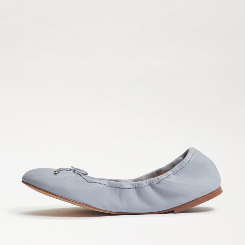 Sam Edelman Felicia Ballet Flat-Porcelian Blue Leather