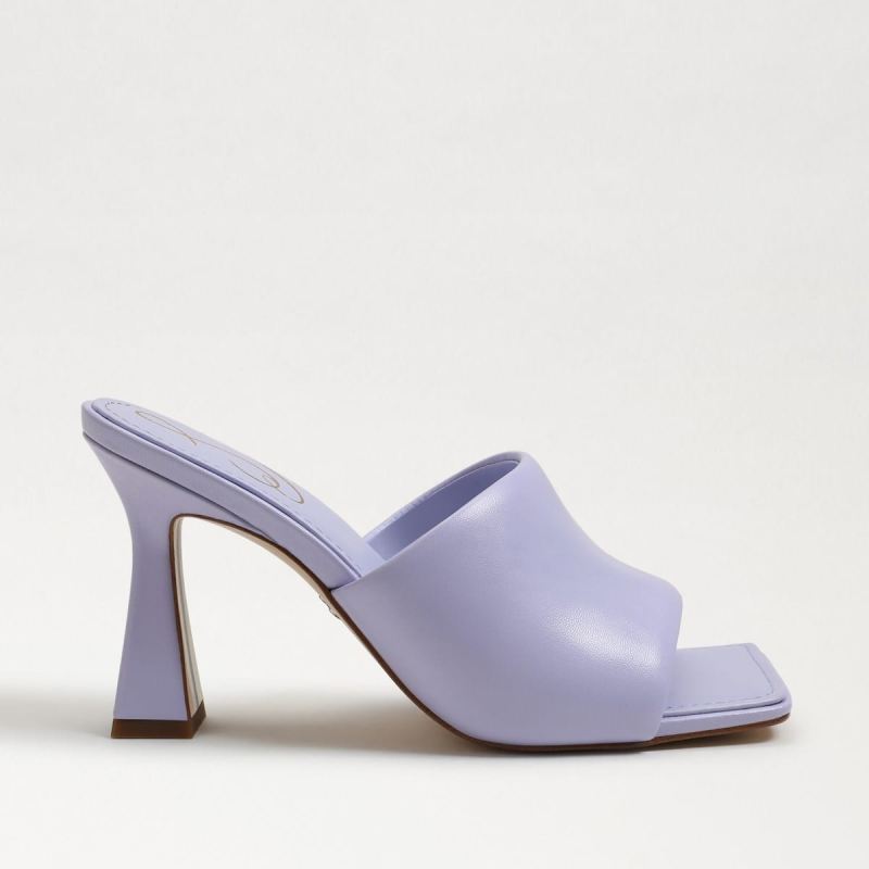 Sam Edelman Carmen Mule Heel Sandal-Misty Lilac Leather