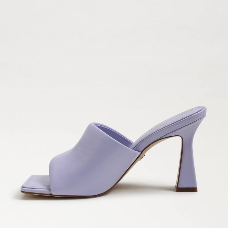 Sam Edelman Carmen Mule Heel Sandal-Misty Lilac Leather