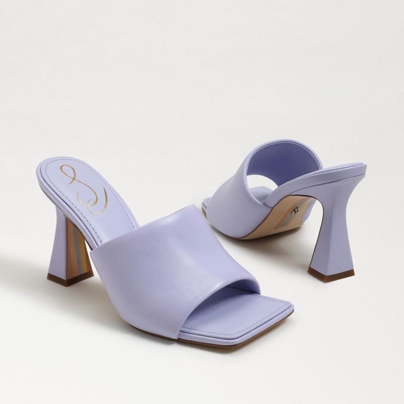 Sam Edelman Carmen Mule Heel Sandal-Misty Lilac Leather