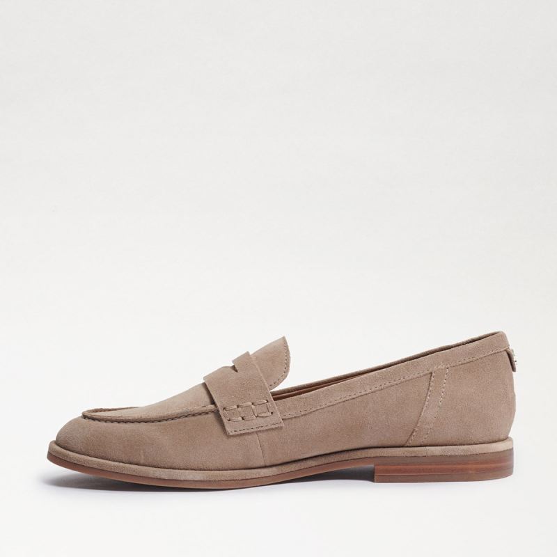 Sam Edelman Birch Penny Loafer-Warm Sand Suede