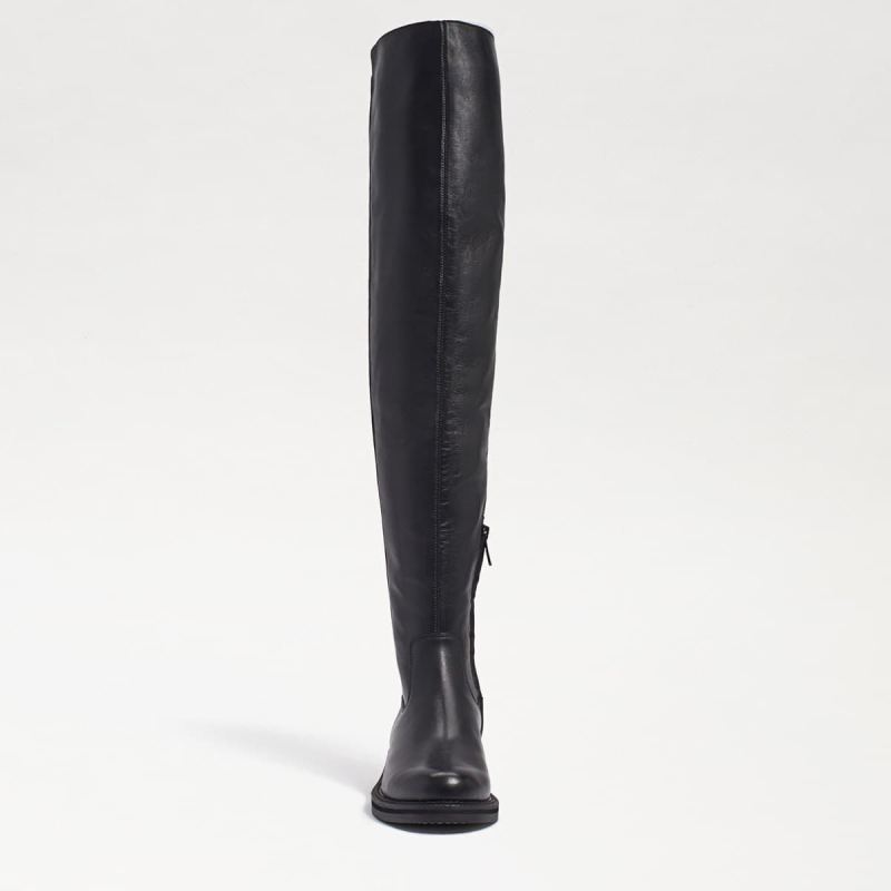 Sam Edelman Narisa Over The Knee Boot-Black Leather