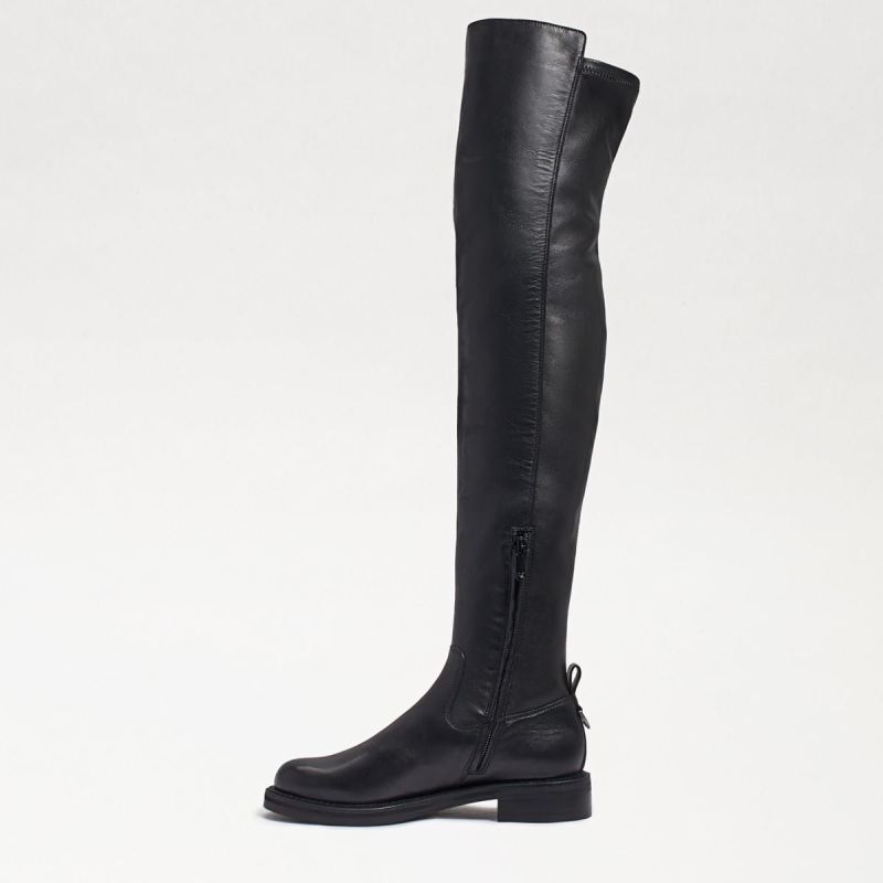 Sam Edelman Narisa Over The Knee Boot-Black Leather