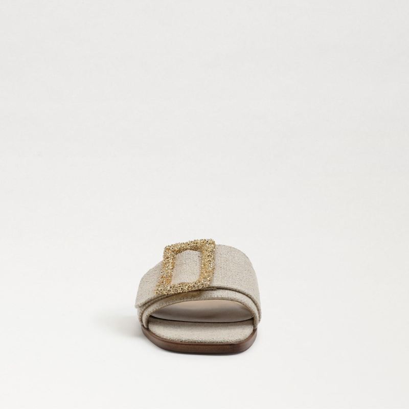 Sam Edelman Inez Slide Sandal-Natural Burlap