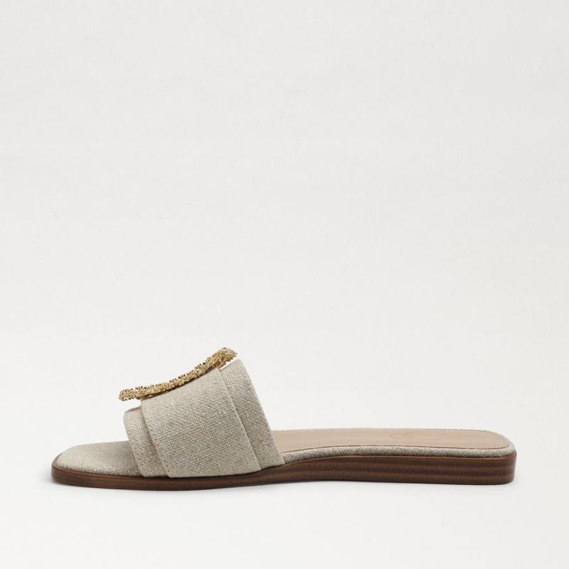 Sam Edelman Inez Slide Sandal-Natural Burlap