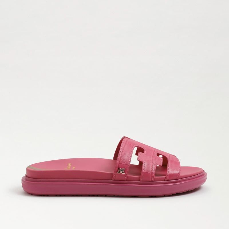 Sam Edelman Valeri Slide Sandal-Carmine Rose