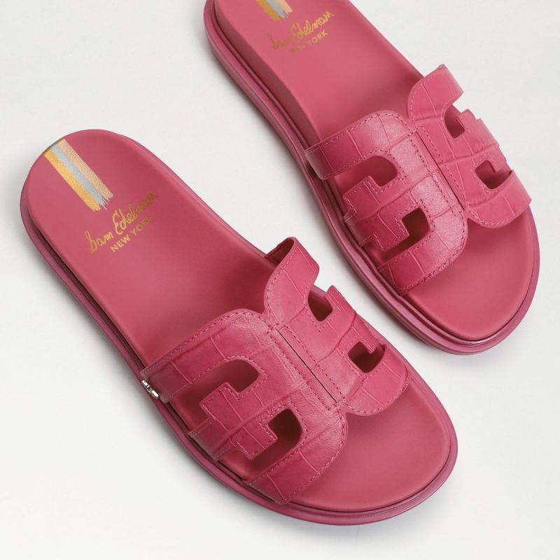 Sam Edelman Valeri Slide Sandal-Carmine Rose