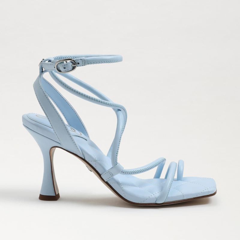 Sam Edelman Maven Strappy Padded Heel-Riviera Blue