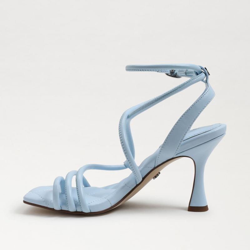 Sam Edelman Maven Strappy Padded Heel-Riviera Blue