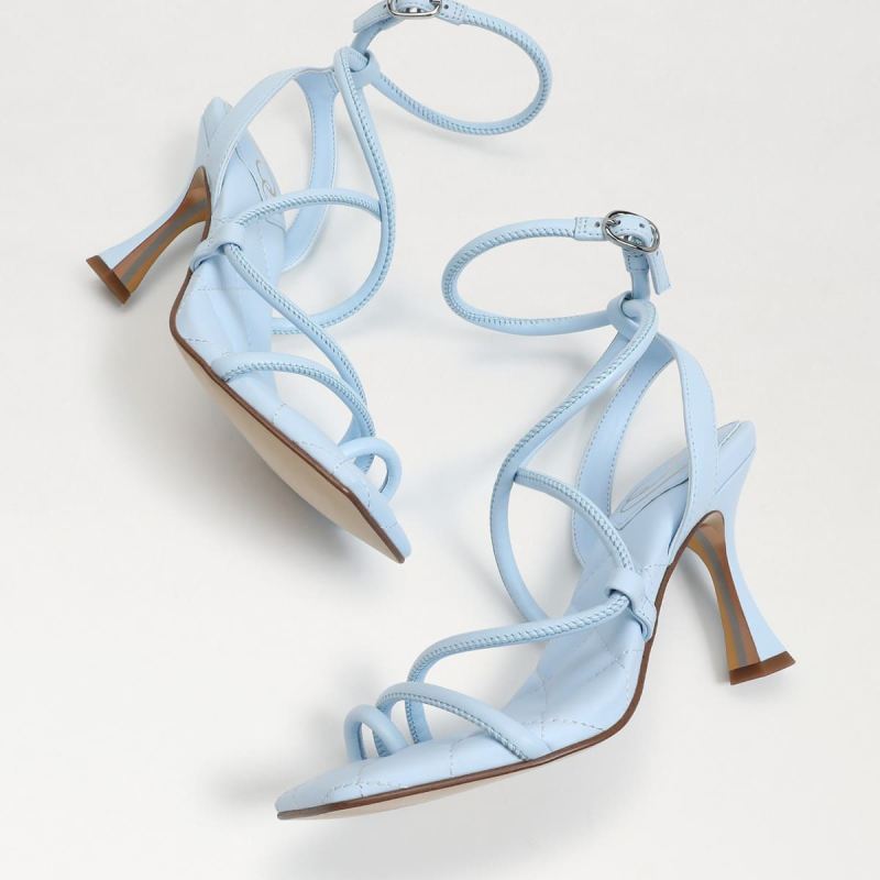 Sam Edelman Maven Strappy Padded Heel-Riviera Blue