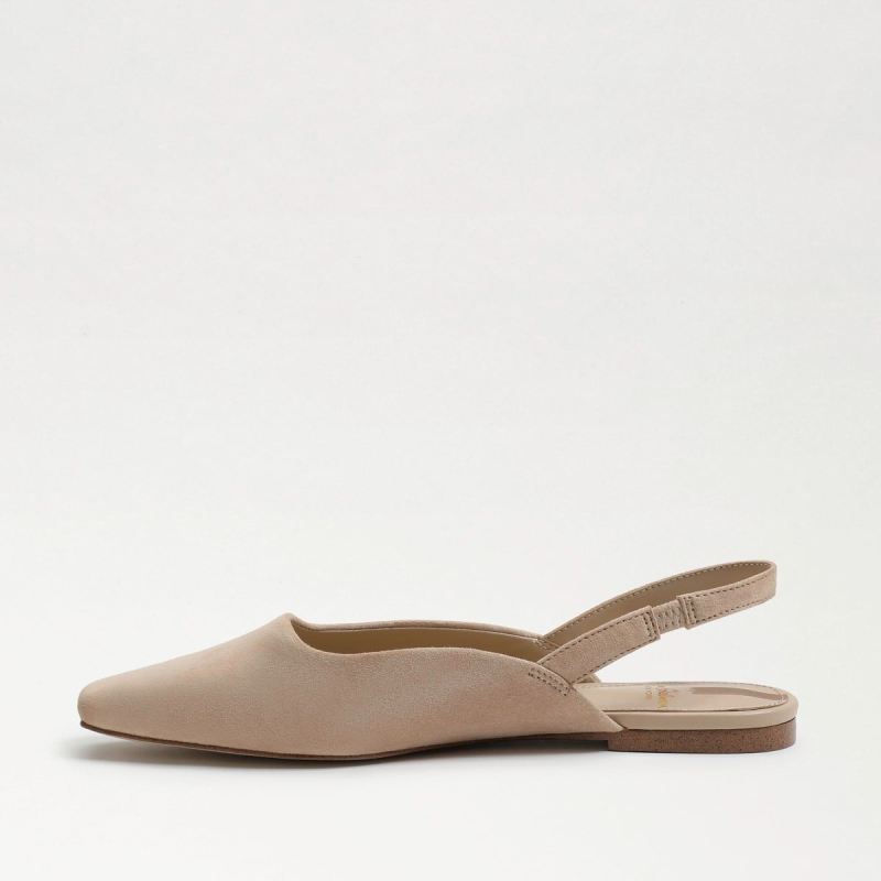 Sam Edelman Connell Slingback Flat-Cappuccino Suede