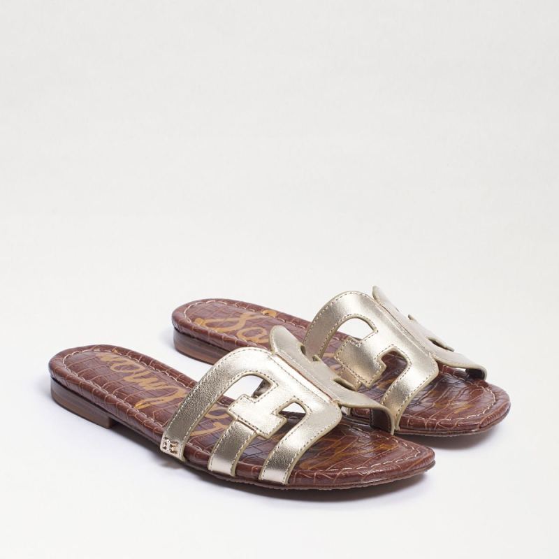 Sam Edelman Bay Slide Sandal-Molten Gold - Click Image to Close