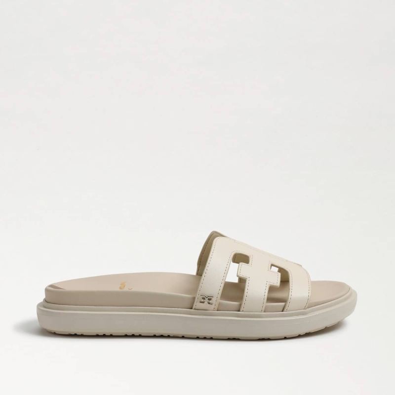 Sam Edelman Valeri Slide Sandal-Modern Ivory Leather