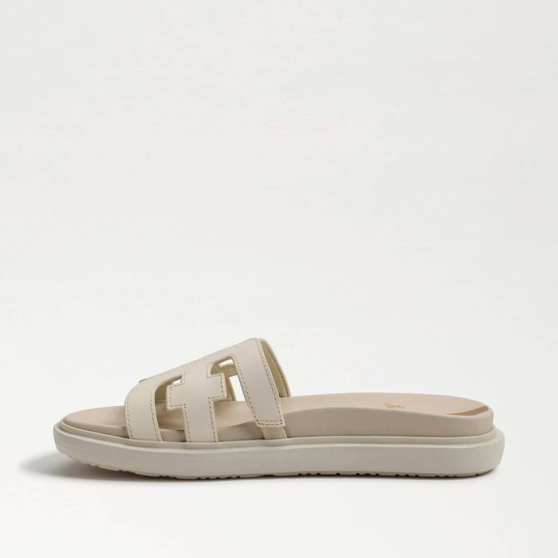 Sam Edelman Valeri Slide Sandal-Modern Ivory Leather