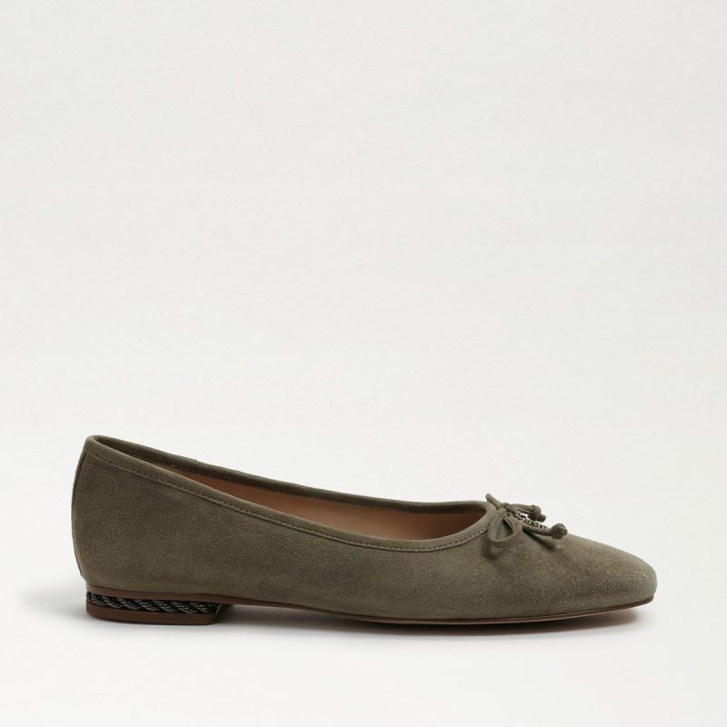 Sam Edelman Marisol Flat-Fern Green Suede