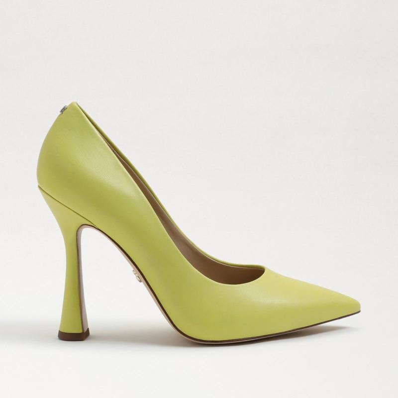 Sam Edelman Antonia Pointed Toe Pump-Kiwi Leather