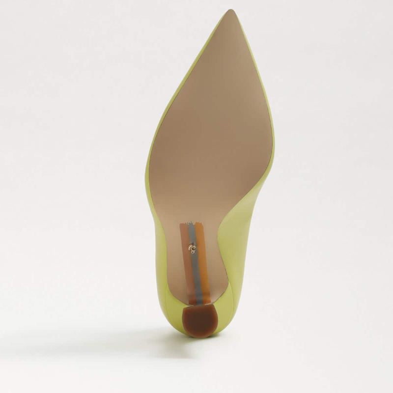 Sam Edelman Antonia Pointed Toe Pump-Kiwi Leather