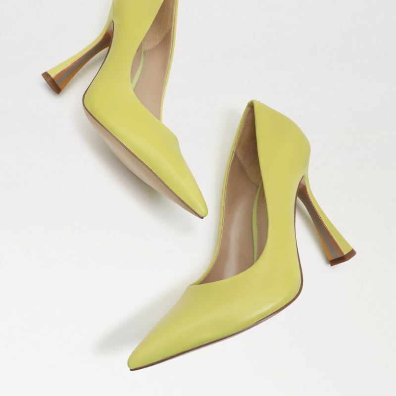 Sam Edelman Antonia Pointed Toe Pump-Kiwi Leather