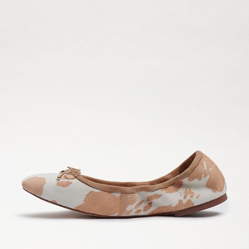 Sam Edelman Felicia Ballet Flat-Natural/Ivory Brahma