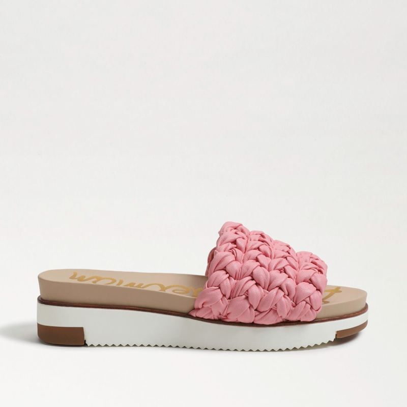 Sam Edelman Ainslie Braided Slide Sandal-Cactus Flower Pink