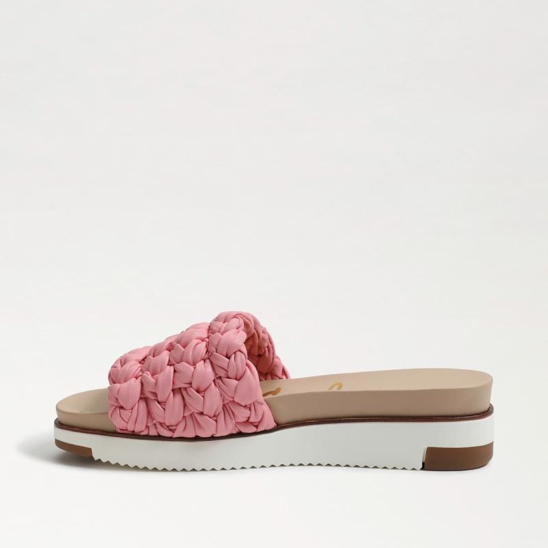 Sam Edelman Ainslie Braided Slide Sandal-Cactus Flower Pink