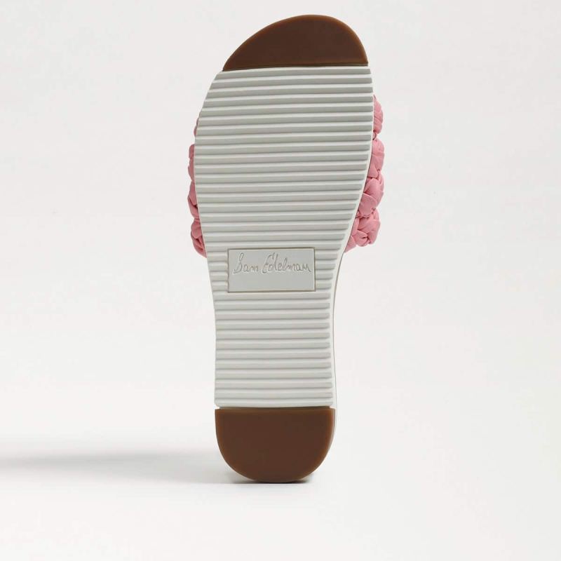 Sam Edelman Ainslie Braided Slide Sandal-Cactus Flower Pink