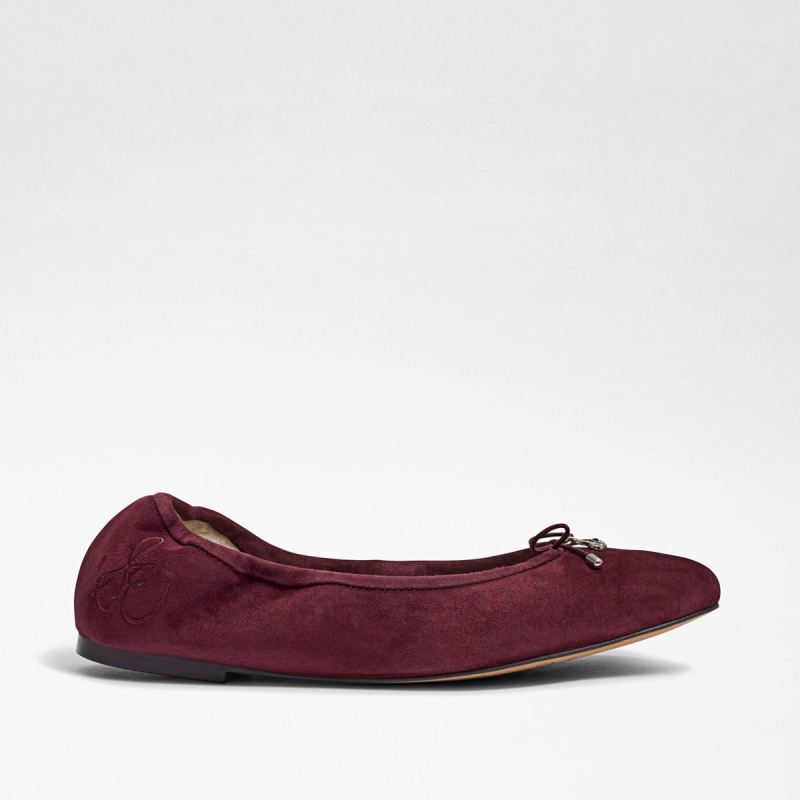 Sam Edelman Felicia Ballet Flat-Malbec Suede