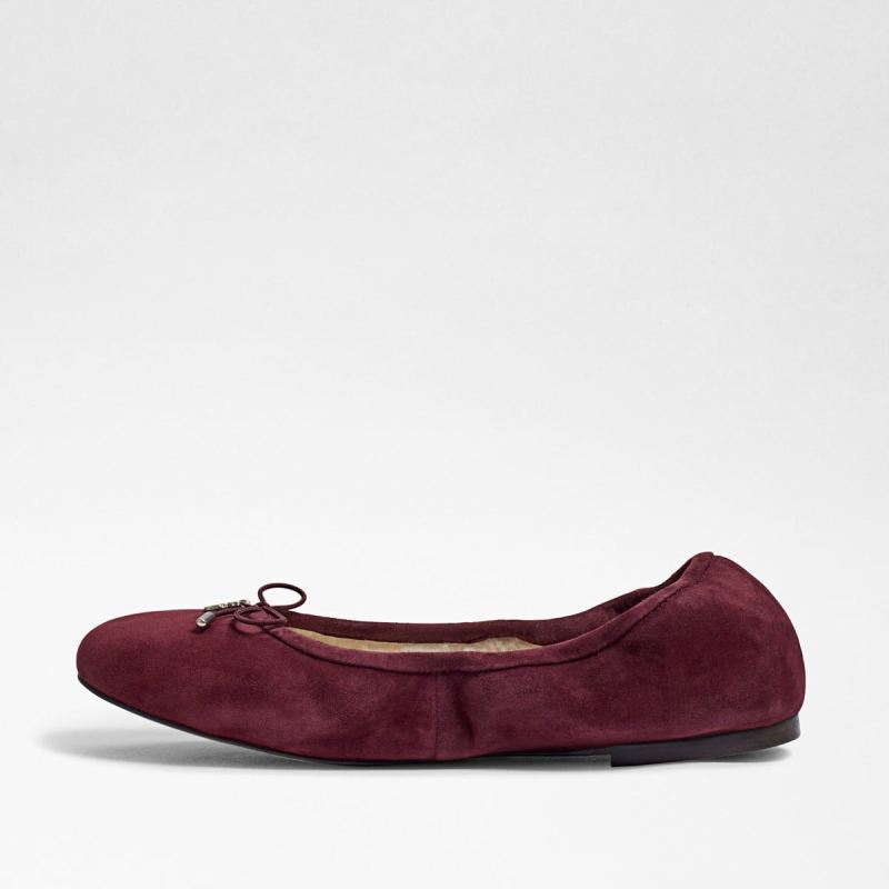 Sam Edelman Felicia Ballet Flat-Malbec Suede