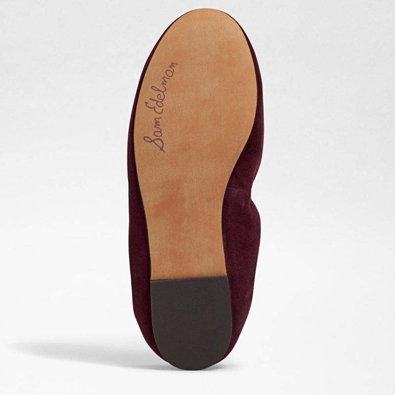 Sam Edelman Felicia Ballet Flat-Malbec Suede