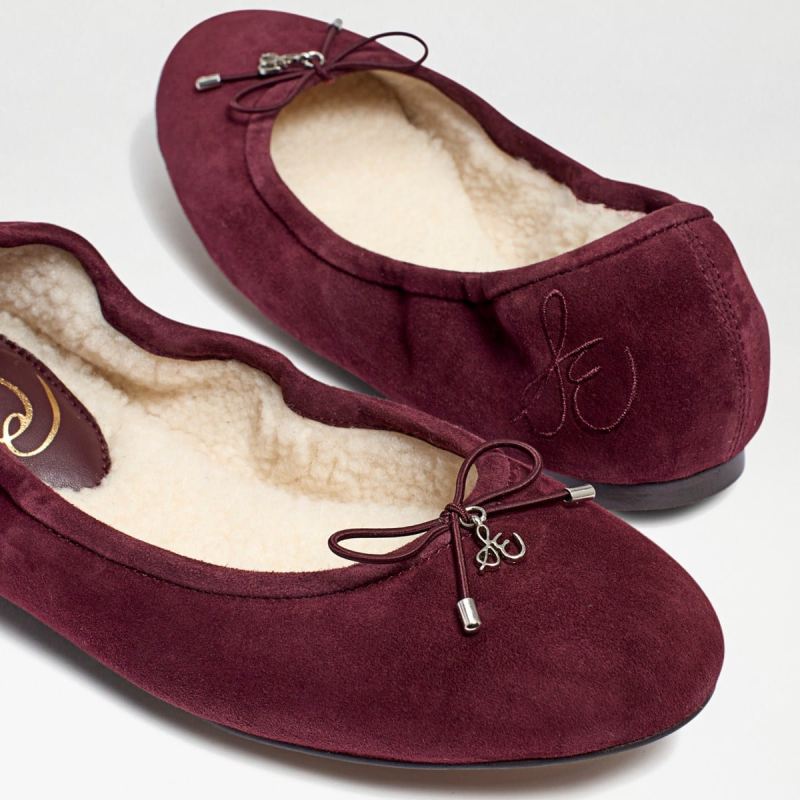 Sam Edelman Felicia Ballet Flat-Malbec Suede