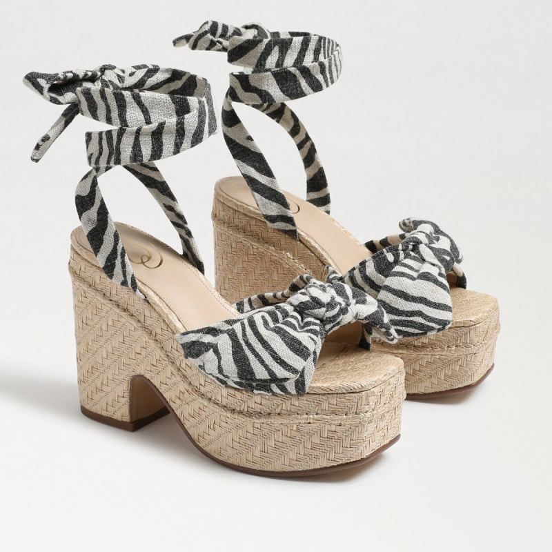 Sam Edelman Tula Platform Sandal-Black Natural Sam Edelman Tula Platform Sandal-Black Natural