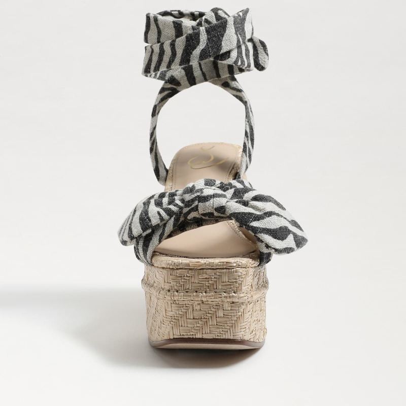Sam Edelman Tula Platform Sandal-Black Natural