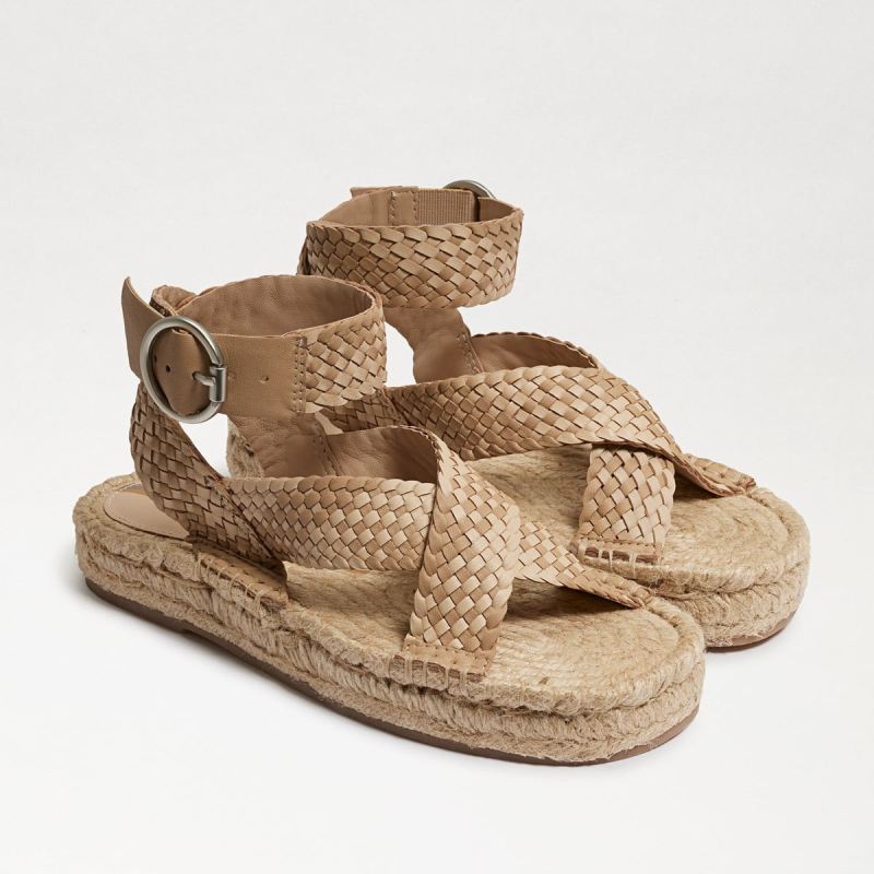 Sam Edelman Dakota Platform Sandal-Natural